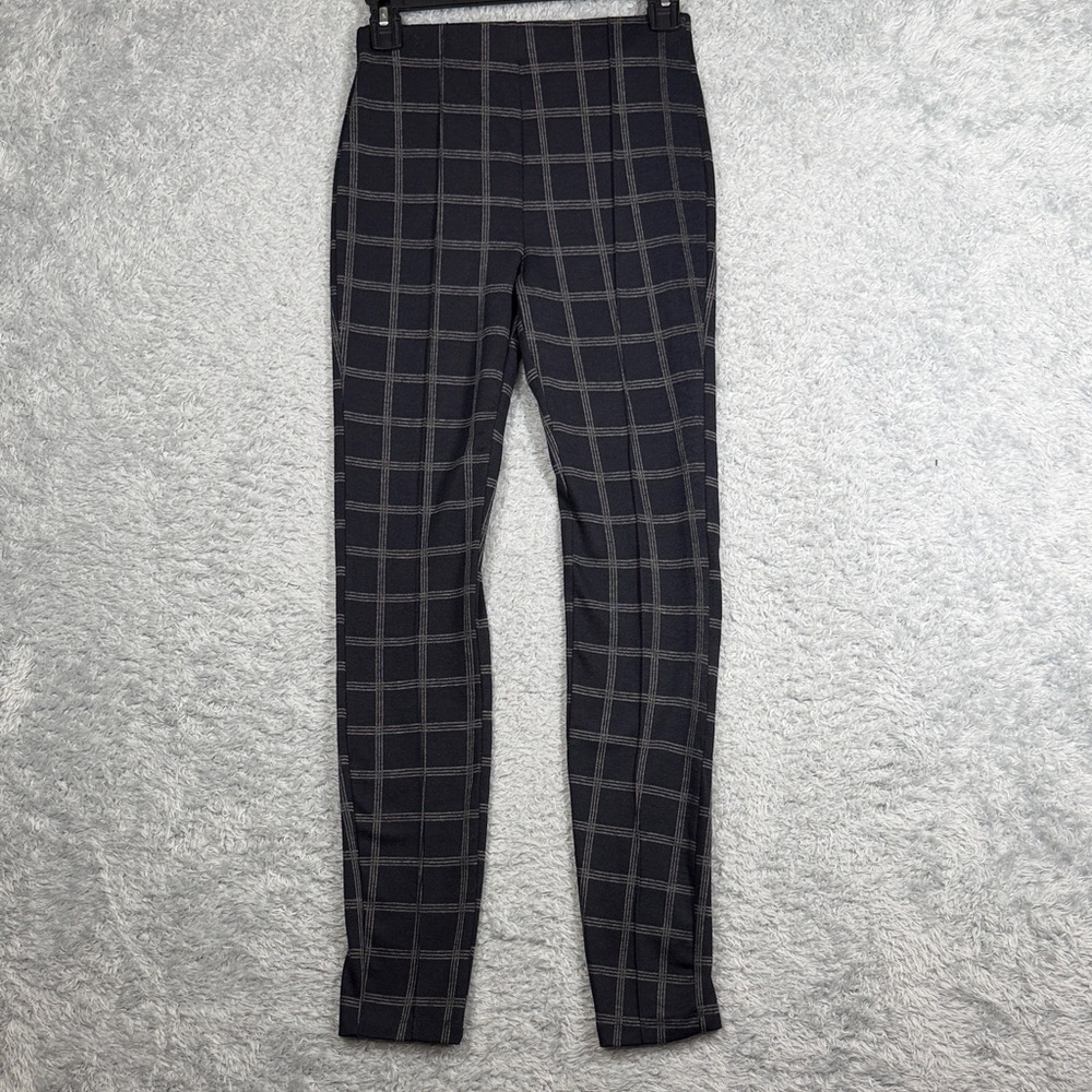 Tahari Men's Black and Gray Plaid Dress Pants